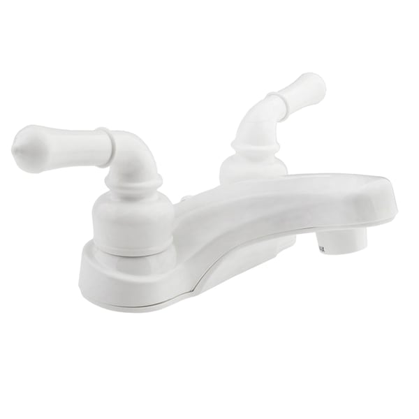Dura Faucet Dura Faucet Non-Metallic Classical RV Lavatory Faucet - White DF-PL700C-WT - main